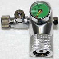 CO2 Accessory Regulator B Single Gauge With Solenoid